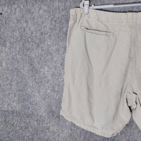 Lucky Brand Men Shorts 40 Linen Lightweight Pockets Drawstring Coastal Preppy - Picture 6 of 12